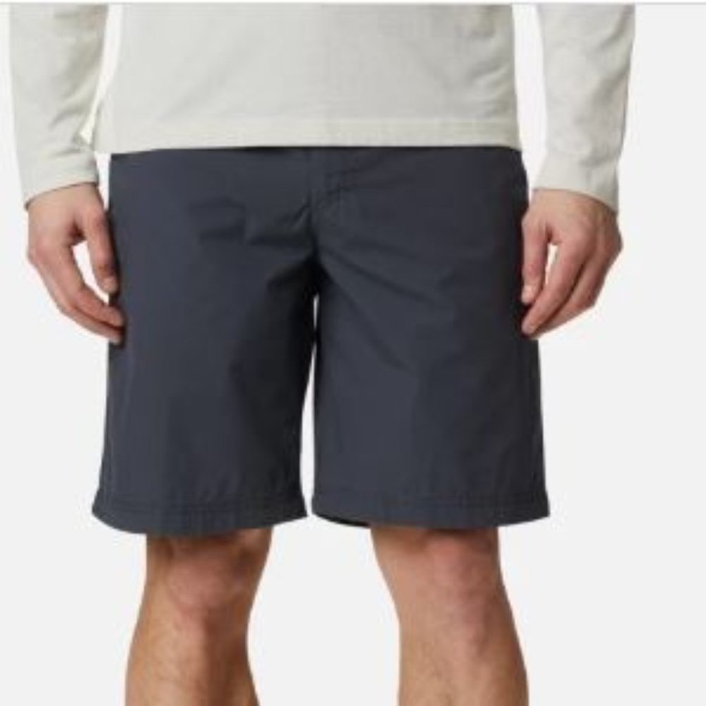 NWT! Columbia Men's Washed Out Shorts, Color: India Ink (Dark Grey)